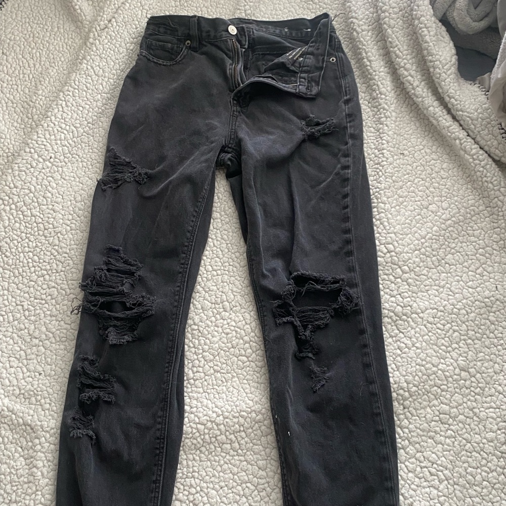 High rise mom jeans